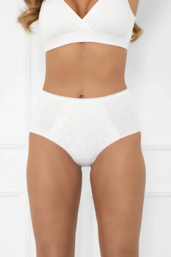 Дамски бикини Libra maxi с дантелен акцент | Италианска мода бяло 