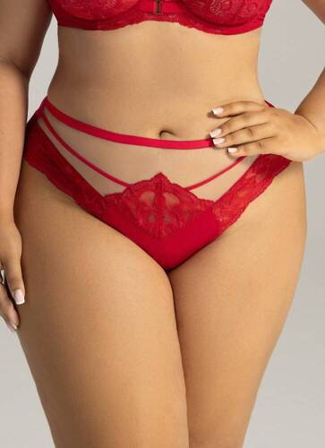 2157 Дамски бразилски слипове AVA червени