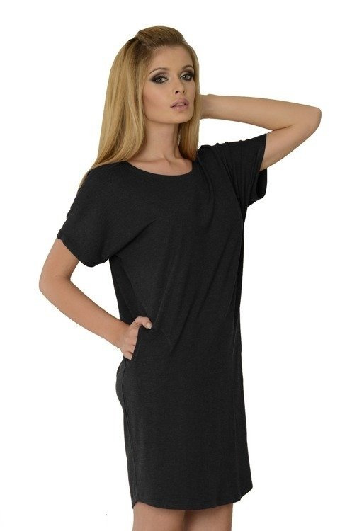 523 Нощна риза Paula kr. ръкав - метличина