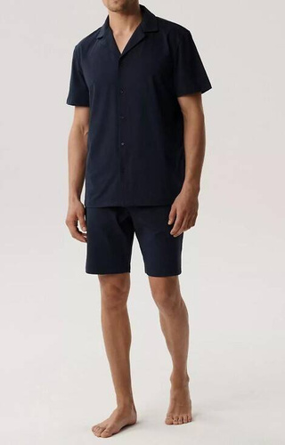 BNMP-003 Мъжка пижама с къс ръкав Atlantic - тъмносиня