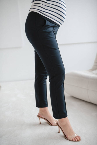Класически морски панталон за бременни Milk&Love GraceFit Mama