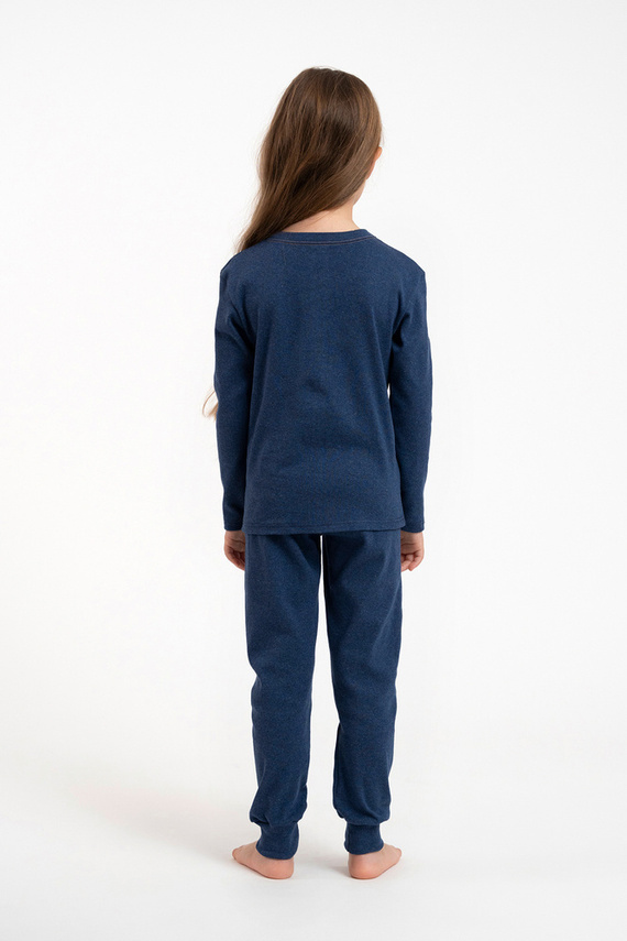 Lita Пижама за момичета Италианска мода - тъмно синьо 