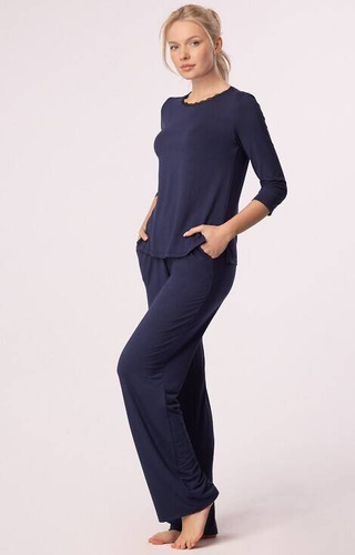Пижамен панталон Margot Mix&Match Nipplex - тъмносин