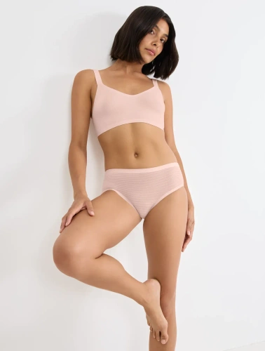 Бикини hipster sloggi ZERO Feel Air безшевни, леки cherry pink