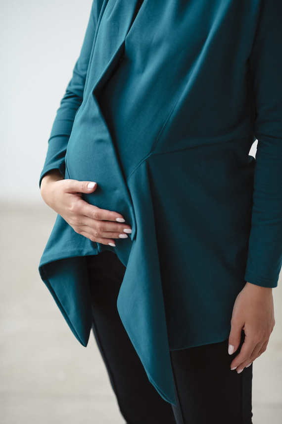 Жилетка за бременни Mama Wrap Milk&Love, тъмносиня