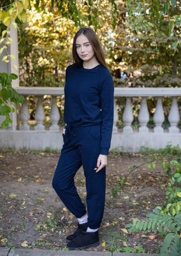 Дамски спортен комплект Wenezja Dkaren – блуза и панталони, памук