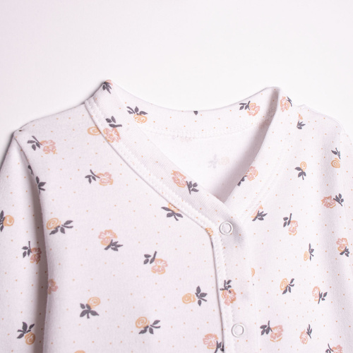 220031 Бебешки гащеризон Nicol памук 100% цветя с крачета