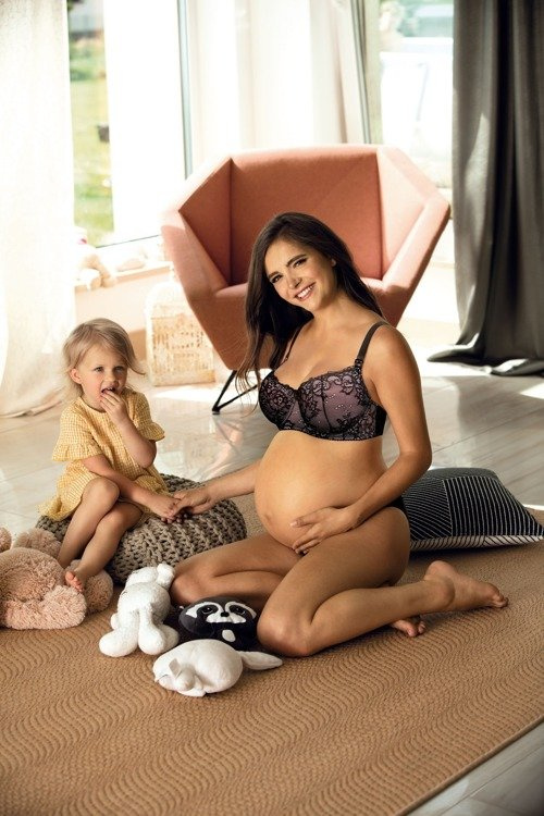 3050 Lupoline подплатен сутиен за кърмачки - черен