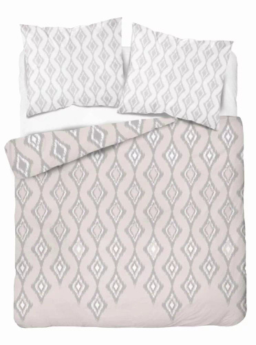 5031 A Detexpol geometry микрофибърно спално бельо, прахово розово