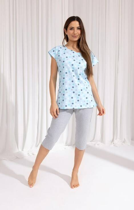 690 Дамска пижама Regina, зелена