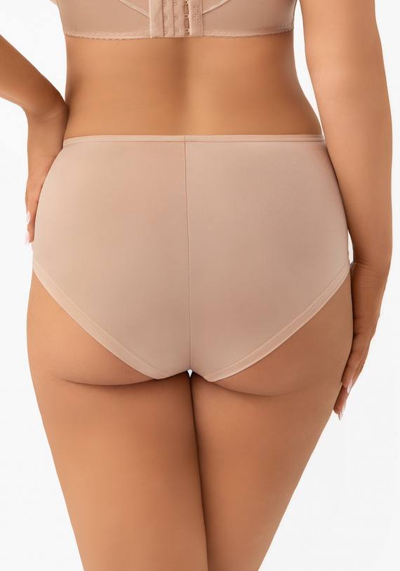 Бикини Lotta F007 Gorsenia – висока талия с микрофибър и бродерия