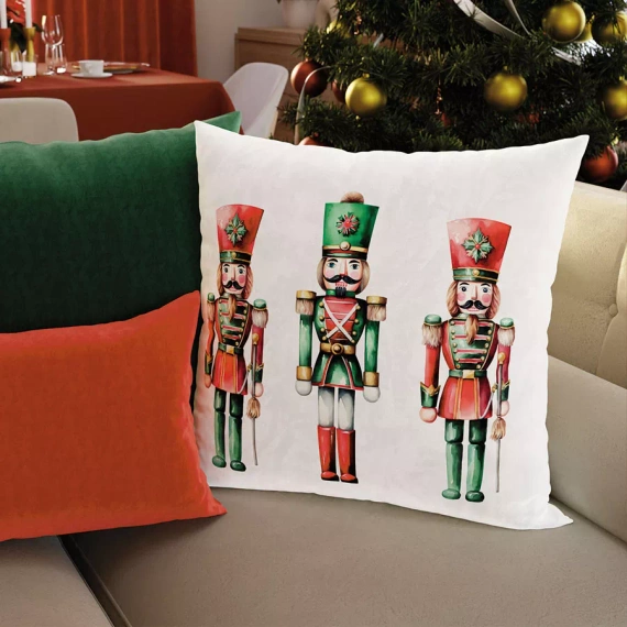 PBN279 Лешникотрошачки Коледна калъфка Marquisette