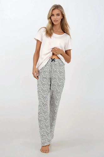 Бежова дамска пижама Impressive You Momenti Per Me