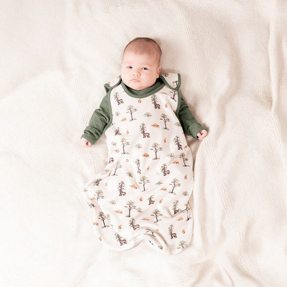 218043 Бебешки спален чувал Yogi Bear Nicol – памук, 0–3 месеца, неизолиран