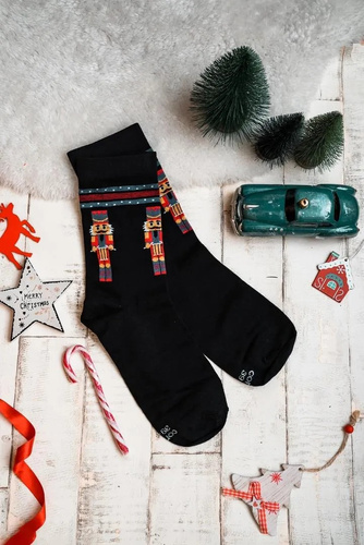 Чорапи A45 Premium A'3 Cornette - Черни (Войнически)