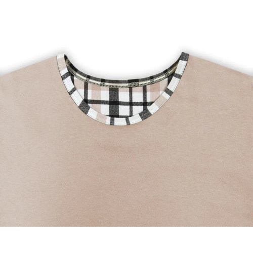 2187/27 Мъжка пижама с къс ръкав Sesto Senso latte