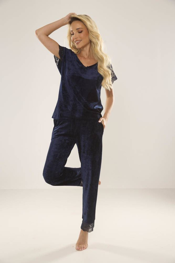 631 Milagros Дамска пижама Forex - тъмносиня