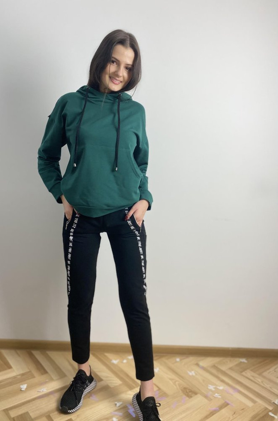 496 Дамски спортен костюм Just Forex - зелен