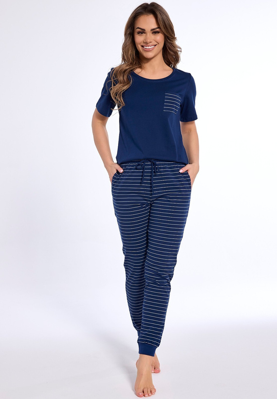 730/317 Jenny Дамска пижама Cornette тъмносиня