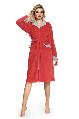 586 Дамски халат Elodie Castle Forex - коралов