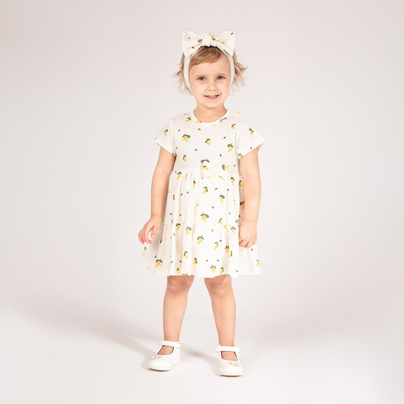 212159 Tola Рокля-боди с къс ръкав Nicol - кремава