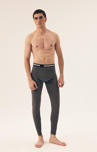 43010 Move 13 Мъжки дълги гащи Henderson Move, сиви - памук, ластик