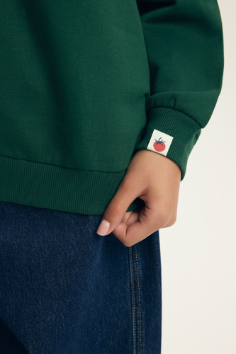 Дамска блуза Dessie Henderson от памук, леко подплатена, с принт