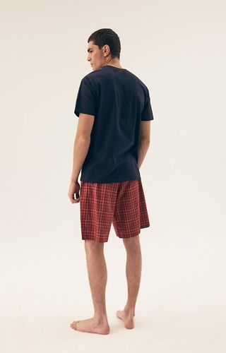 42622 Премиум мъжка пижама Dash Henderson - тъмносиня