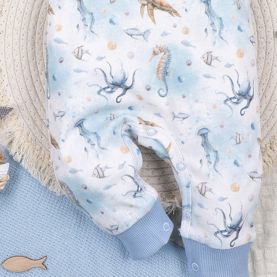 ABN-5452 Sea Of Joy Baby Rampers Nini – органичен памук, удобни закопчалки