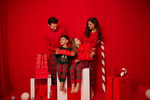 Детска пижама Tess Италианска мода - зелена/принт 