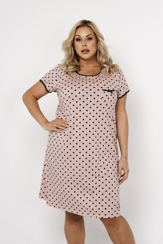 Нощница с къс ръкав Bonilla Италианска мода - принт