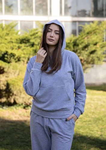 DK-K-B8 Дамски комплект анцуг Dkaren - сив