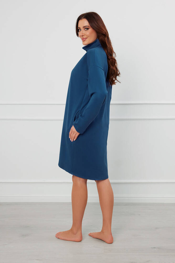 Grafi Дамски халат с цип Италианска мода - деним 