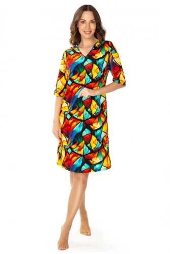 86678 Нощница Vitrage Seagull, цветен принт