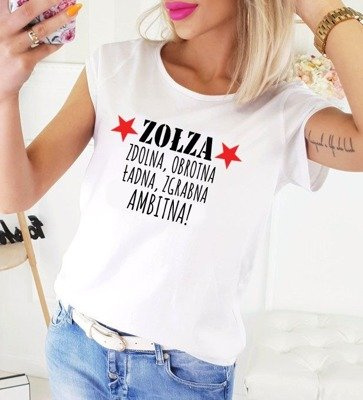 Bluzka dla mamy "ZOŁZA" Moocha biały