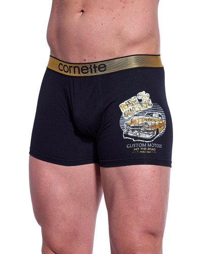 280/239 Черни мъжки боксерки Tattoo Ride The Classic Cornette