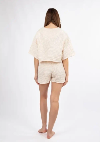 DK-K-W02 Дамски комплект Dkaren - екрю