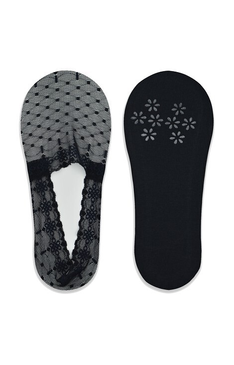 SN052 Дамски балеринки Noviti - черни