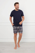 Мъжка пижама с къси панталони 