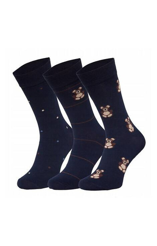 Чорапи A64 Premium A'3 Cornette - тъмносини