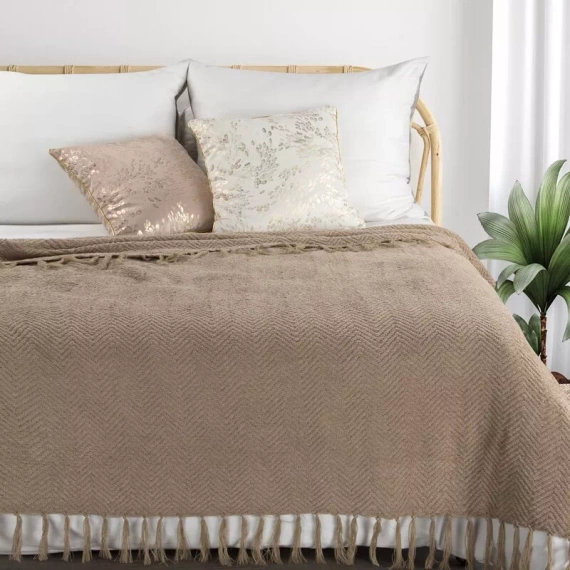 Milo Кувертюра с ресни еврозавеси бежово