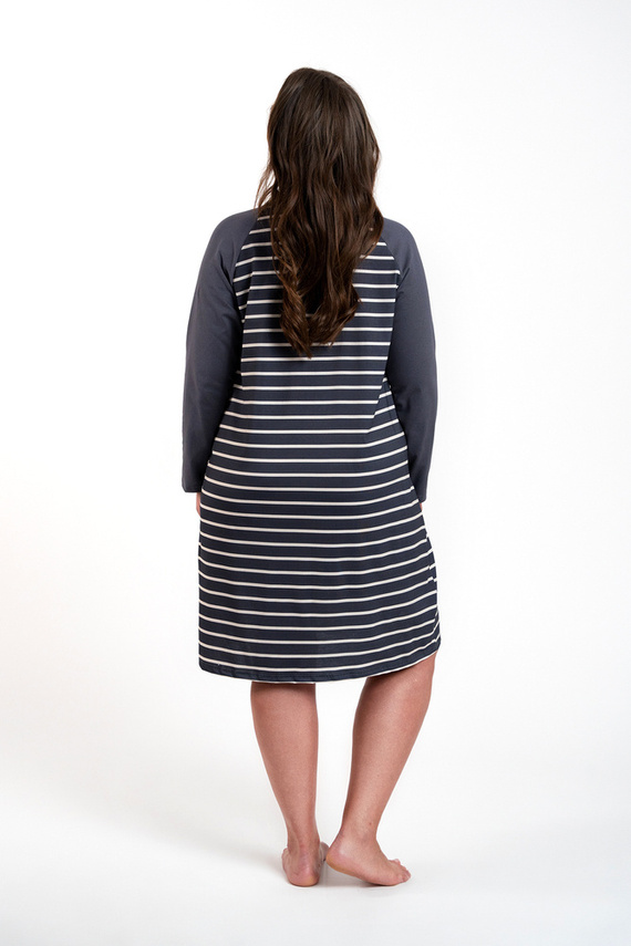 Нощница Oda Италианска мода - графитен принт