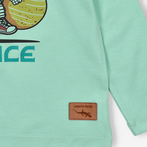 KAR-1006/PIS Блуза за момче с дълъг ръкав Lagarto Verde шам фъстък