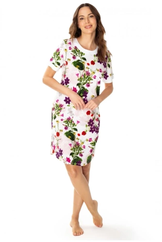 86669 Нощница Nataly Seagull с щампа на цветя