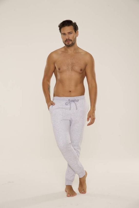 813 Indigo Мъжки спортен костюм от De Lafense - светъл меланж