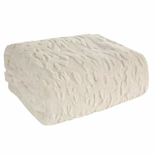 Blink 2 Еврофирано коледно одеяло, кремаво и златно