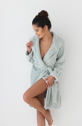 Sensis Garden Дамски халат за баня - грахово синьо