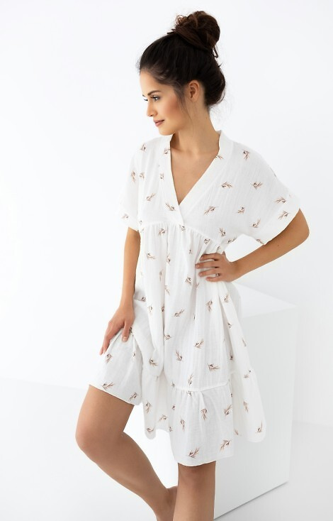 Муселинена нощница Nastia Sensis - екрю