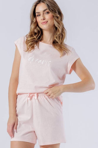 1564 Дамска пижама Bella Leveza, сьомга