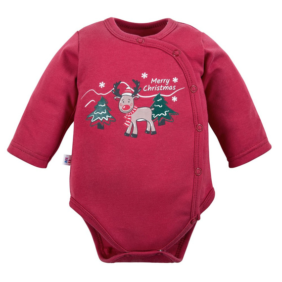 Здравей Елен! Боди с дълъг ръкав Eevi - бордо